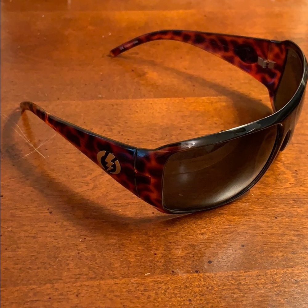 Electric Wrap Sunglasses Black/Tortoise Shell